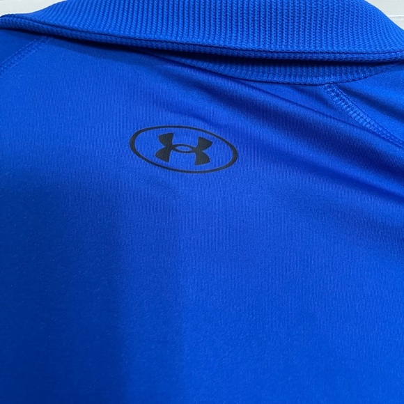 Under Armour Blue 1/2 Zip Top XL REGULAR NWT . prize inside!!! Light but warm - Picture 10 of 15